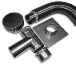 Light SS Pre Insulated Two-Piece Flex Tee KIts (Type 316L)